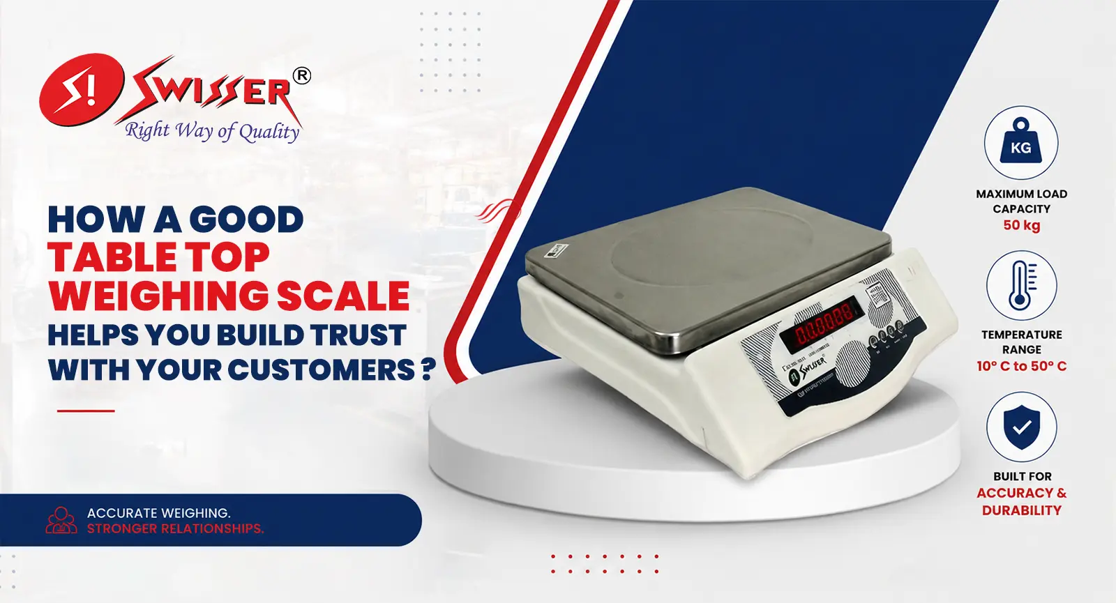 Table Top Weighing Scale